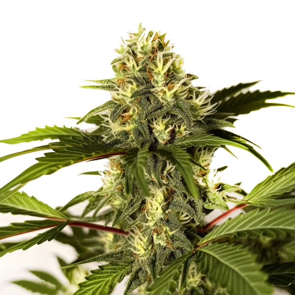 Do-si-Dos F1 Cannabispflanze mit kompakten, harzigen Buds und starkem Indica-Einfluss.