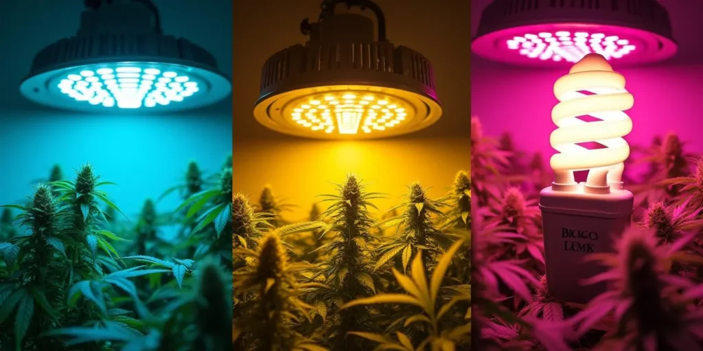 Cal Grow UV Lampe leuchtet Cannabis-Pflanzen für gesundes Wachstum