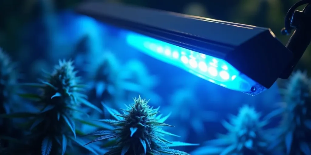 Effiziente Cal Grow UV Lampe für intensives Cannabis-Wachstum mit LED-Technologie