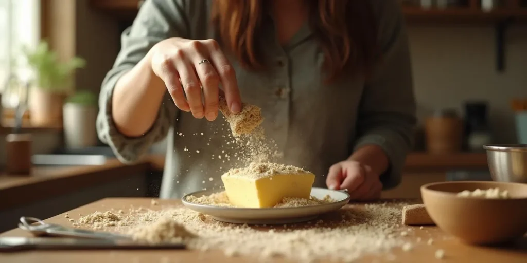 Frozen Dry Sift Pulver, das eine hohe Potenz und Reinheit des Cannabis-Extrakts zeigt.