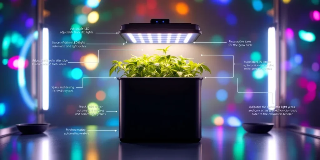 Beste Growbox mit anpassbaren LED-Leuchten und automatisierter Bewässerung für gesundes Pflanzenwachstum