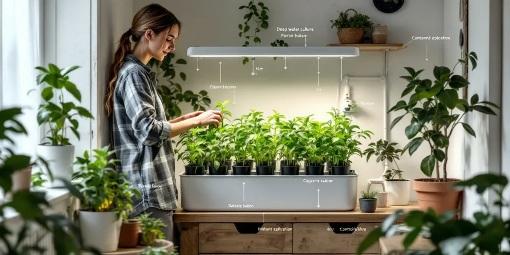 Indoor Hydro Grow-System für gesunde Pflanzen