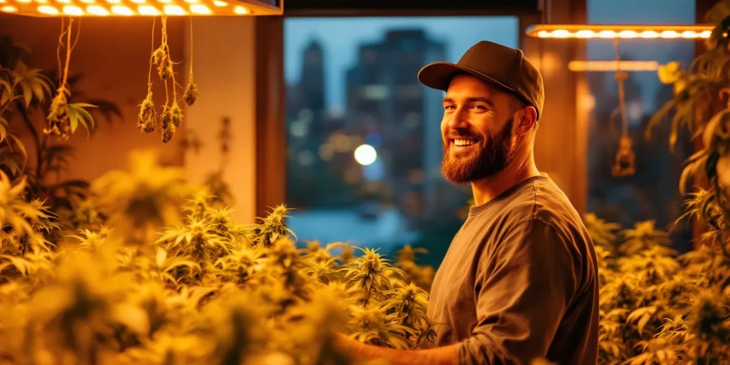 LED Weed Grow sorgt für kräftige Blütenbildung durch gezielte Beleuchtung: fördert Wachstum, Trichomentwicklung und Effizienz.