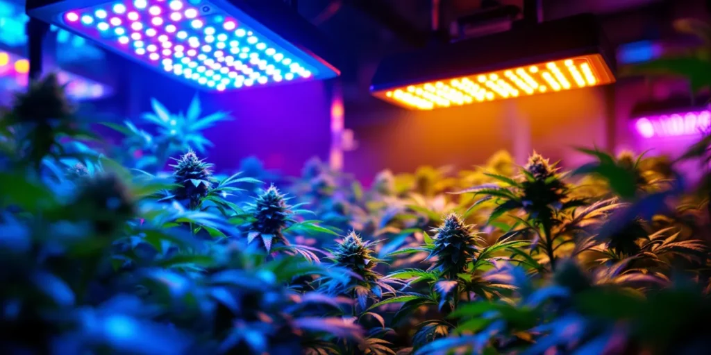 Professionelle LED Grow Lampen für maximale Erträge im Indoor-Anbau.