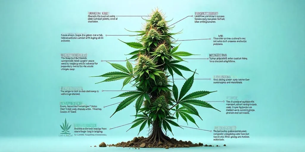 Detaillierte Infografik über den Anbau von Afghan X Haze mit wichtigen Informationen zu Wachstum, Pflege und Ernte.