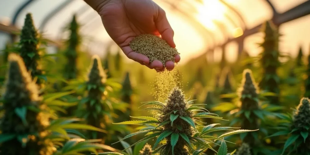 Frühes Cannabis mineralisch düngen fördert stabiles Wachstum. Präzise Nährstoffgaben ermöglichen eine kräftige Wurzelentwicklung und Blattbildung.