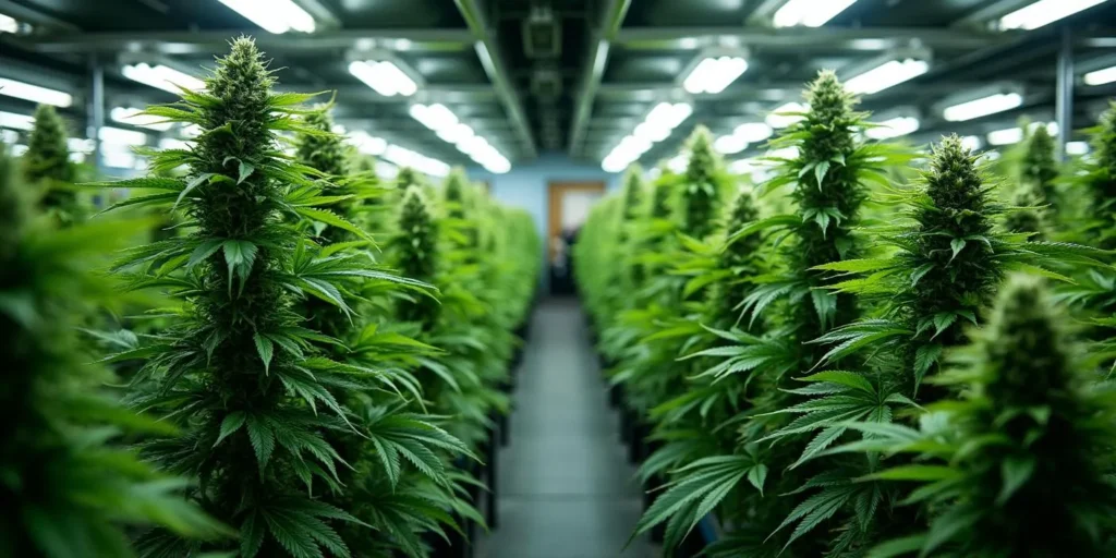 Beim Cannabis mineralisch düngen werden essentielle Makro- und Mikronährstoffe gezielt verabreicht, für kräftige Blüten und reiche Ernte.