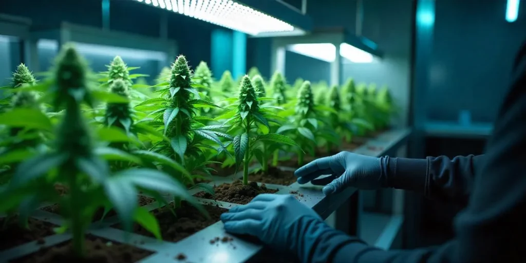 Wie man Wurzelfäule bei Cannabis behandelt: Kontrolle im Indoor-Anbau zur Vorbeugung von Wurzelfäule.